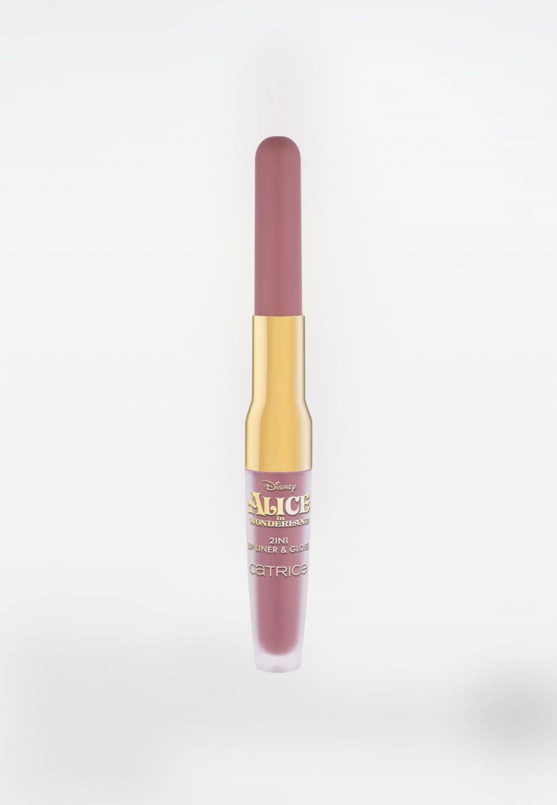 CATRICE DISNEY ALICE IN WONDERLAND 2IN1 LIP LINER & GLOSS - 01 كاتريس قلم مزدوج محدد شفاه وملمع شفاه
